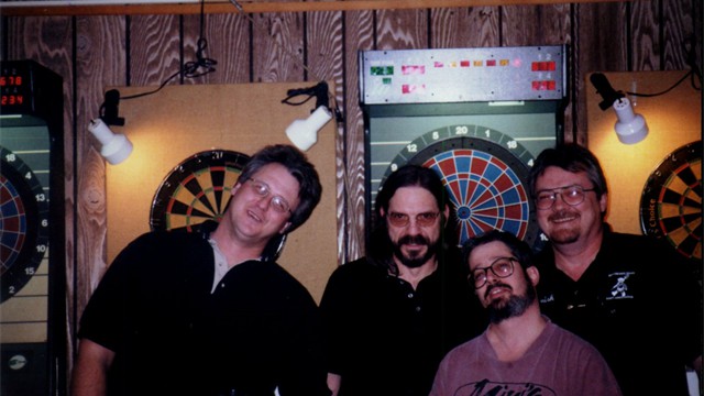 MFDA dart league photo, 2001 Spring — 3rd place
