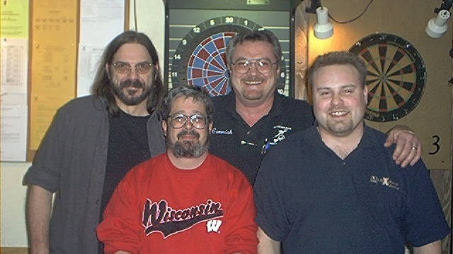 MFDA dart league photo, 2002 Spring — 3rd place