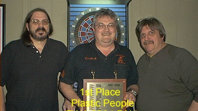 MFDA dart league photo, 2004 Fall — 1st place