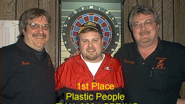 MFDA dart league photo, 2004 Spring — 1st place