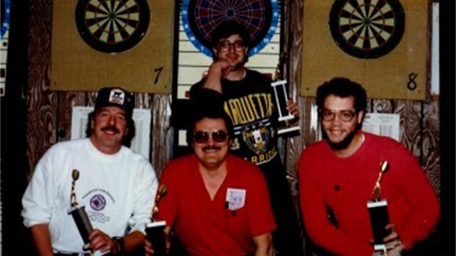 MFDA dart league photo, 1992 Fall — 1st place