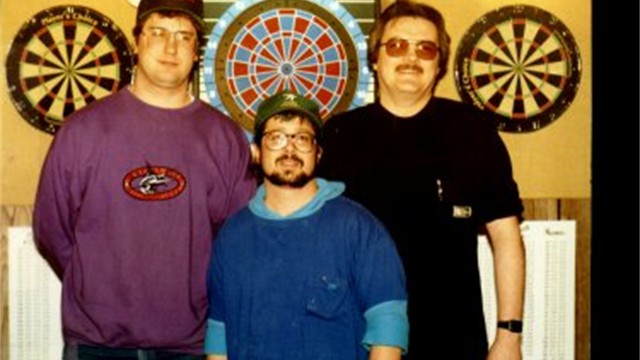 MFDA dart league photo, 1993 Fall — 2nd place