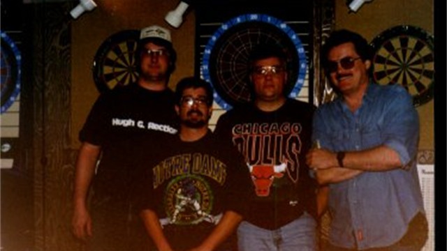 MFDA dart league photo, 1994 Fall — 2nd place