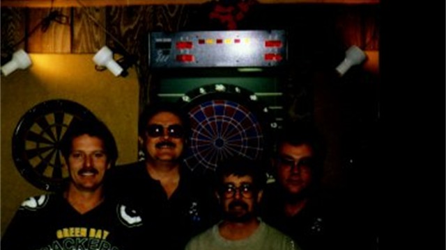 MFDA dart league photo, 1996 Fall — 1st place