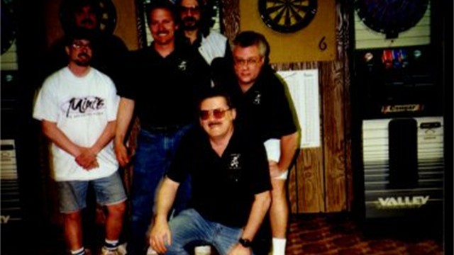 MFDA dart league photo, 1996 Spring — 1st place