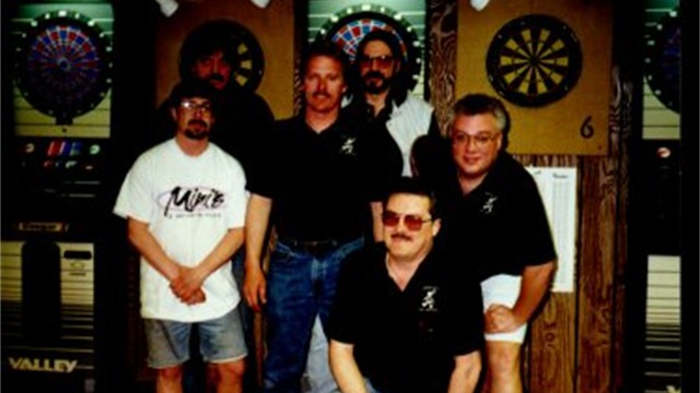 MFDA dart league photo, 1996 Spring — 2nd place