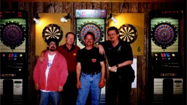 MFDA dart league photo, 1999 Spring — 3rd place